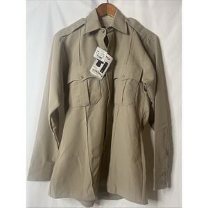 ELBECO Textrop2 15‎ Men's Long Sleeve Zippered Shirt Z312N NEW